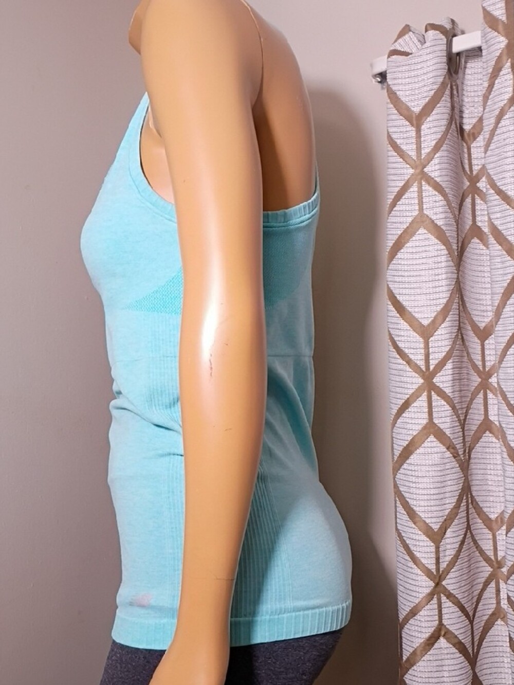 New Balance Light Blue Racerback Tank Top - Picture 2 of 6